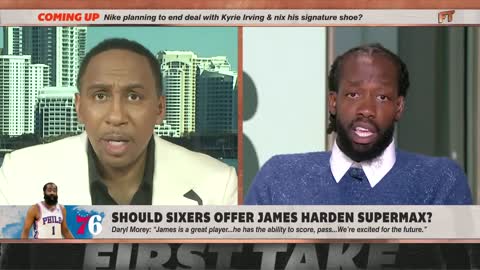 Stephen A.: There's a WHOLE LOT of point guards better than James Harden this year! 😤 | First Take