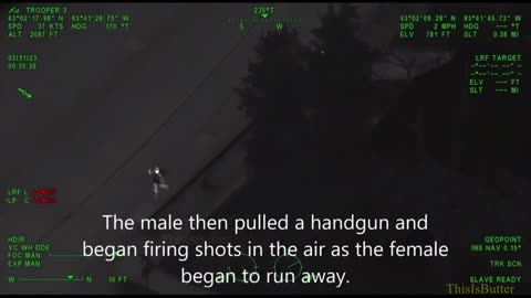 MSP helicopter video shows man shooting gun, chasing woman in Flint