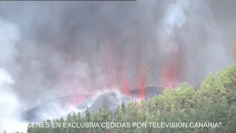 El volcán de La Palma ha emitido entre 6.000 y 9.000 toneladas de dióxido de azufre