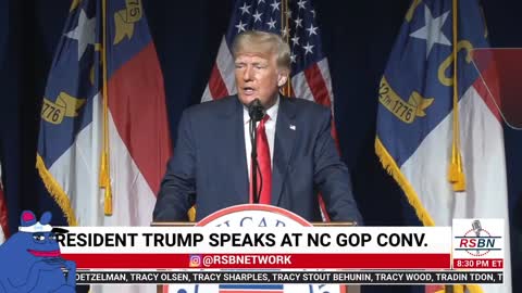 President Donald Trump, Others Speak at the 2021 NC State GOP Convention 6/5/21