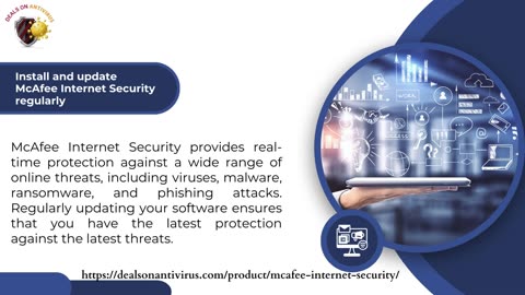 Staying Ahead of Online Threats McAfee Internet Security Empowers You