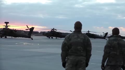 "🔴 Ukraine War -U.S. AH64 Apache Attack Helicopters Deployed To Poland As Response To War In Ukraine