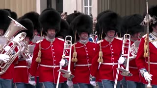 Danish queen greets well-wishers at the royal palace