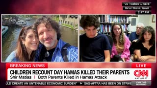 Siblings Break Down On Air Recounting How Both Parents Were Murdered By Hamas