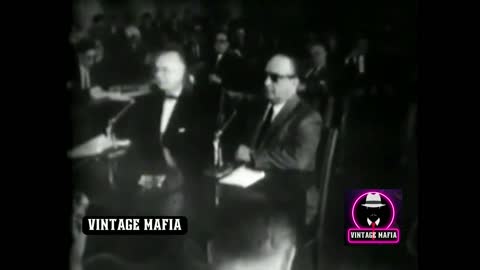 Vintage Mafia - Famous Clip of Carlos Gambino Pleading The Fifth (1959)