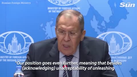 Military confrontation between nuclear powers must be avoided says Russia's Lavrov