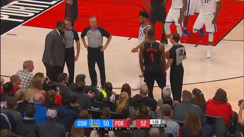Kevin Durant Gets Fan Ejected for Trash Talking Him! Warriors vs Trail Blazers