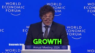 President Javier Milei TRASHES Socialism In Front of A Bunch of Socialists At The WEF