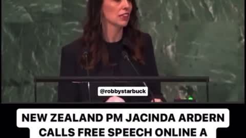 New Zealand PM At UN - “We Need To Take Over Free Speech Online”