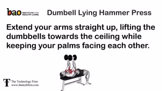 Dumbell Lying Hammer Press