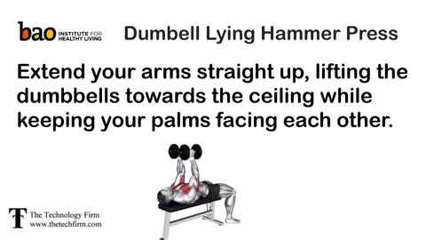 Dumbell Lying Hammer Press