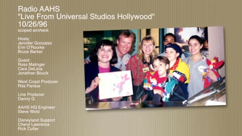 "Live From Universal Studios Hollywood" 10/26/96