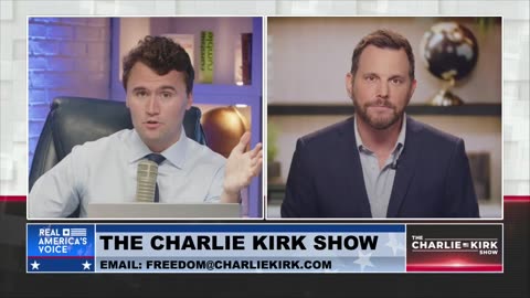 Charlie Kirk and Dave Rubin Clash on Trump Vs. DeSantis in Unfiltered Conversation About 2024