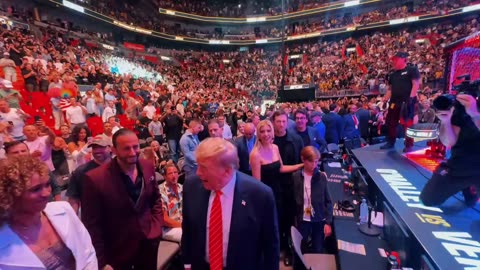 3/9/24 President Trump attends UFC 299 in Miami Florida