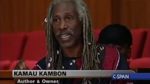 Man calls for the EXTERMINATION of White people LIVE on C-SPAN
