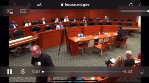 #StopTheMandate Dr. Christina Parks testimony for MI HB4471 on 8/19/21