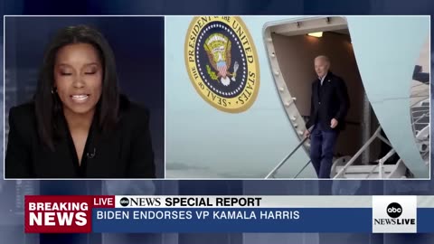 Biden steps down, endorses Kamala Harris