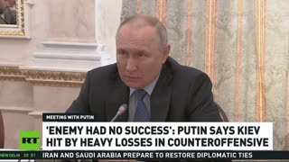 Putin reports that the Ukrainian losses are “catastrophic”
