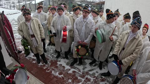 villancicos de invierno en Transilvania