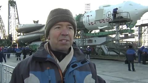 Soyuz Rocket Moves To Launch Pad