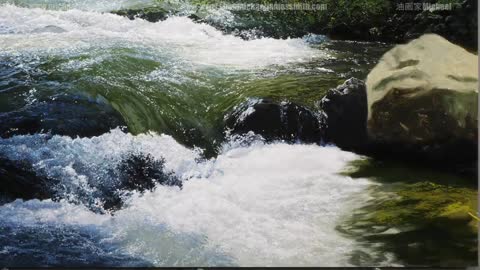 Painting This Rushing River