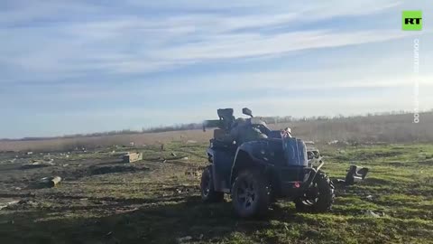 Russian missile-armed quad bikes target Ukrainian forces