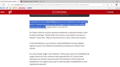 App do Itaú apresenta instabilidade e serviços fora do ar; clientes reclamam