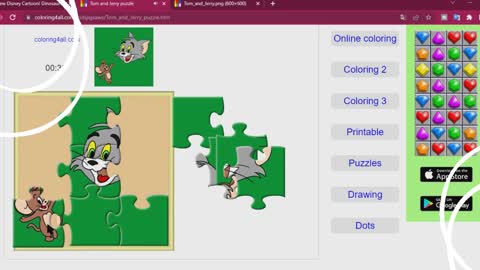 Tom and Jerry puzzle Online#Puzzle#Drawing