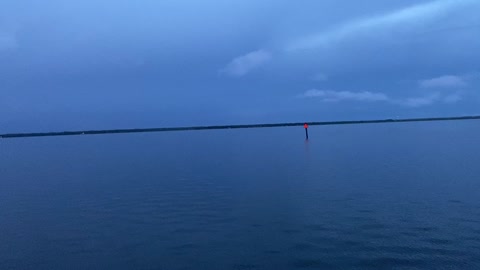 Sanford, Florida, Lake Monroe at sunset