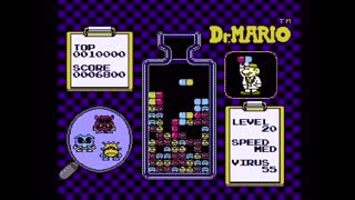 Dr. Mario (Actual NES Capture) - Level 20 Clear