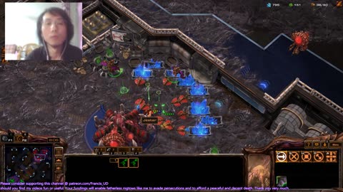 starcraft2 zvz gold tournamnet, got mauled by mass hydralisks and roaches..