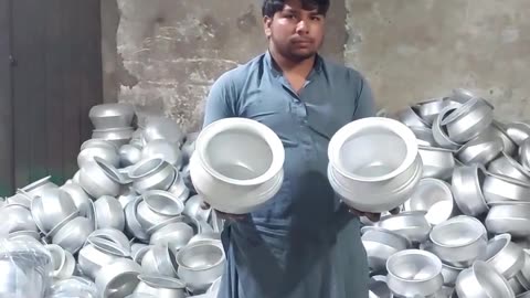 Fascinating Process: Crafting Cookware Pots in a Local Factory