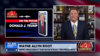 President Trump with Wayne Root