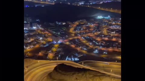 Fascinating Scene😍 from the top side of Muscat Oman, Basher hill road