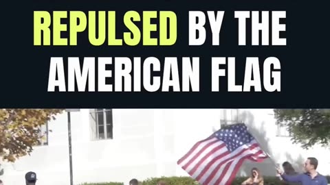 College Students Repulsed By The American Flag