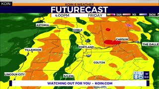 How much rain will Portland see in the next 24 hours Here are the odds