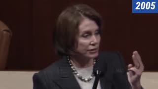 MUST WATCH!! Here's Nancy Pelosi in 2005