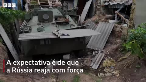 A surpreendente recuperação pela Ucrânia de território sob controle russo