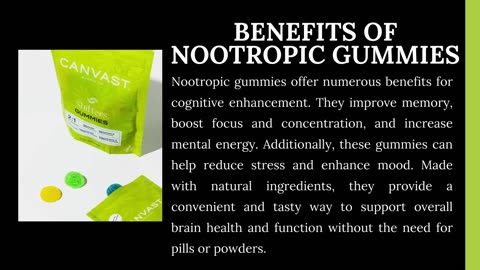 Shop Our Nootropic Gummies | Canvast Supply