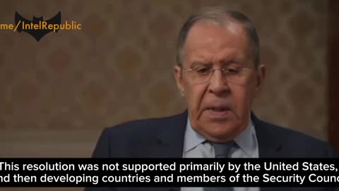 ►🇷🇺🇮🇱🇵🇸🚨‼ LAVROV: "US unwilling-UNSC twice rejected Russia 'ceasefire resolution' on Gaza Strip"