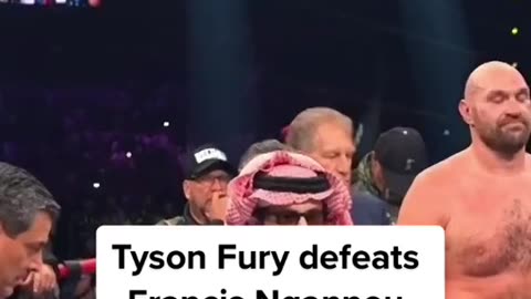 TYSON FURY HAS DEFEATED FRANCIS NGANNOU BY SPLIT DECISION!!! 🤯 😱