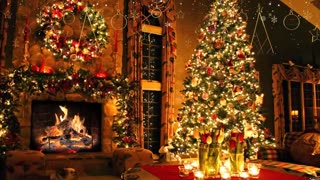 3 Hours Classic Christmas Music with Fireplace Christmas Songs Playlist Merry Christmas 2023