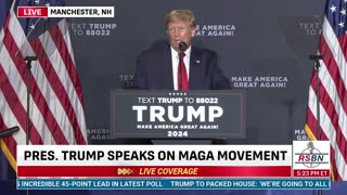 FULL SPEECH: DONALD J. TRUMP Speaks in New Hampshire - 4/27/2023