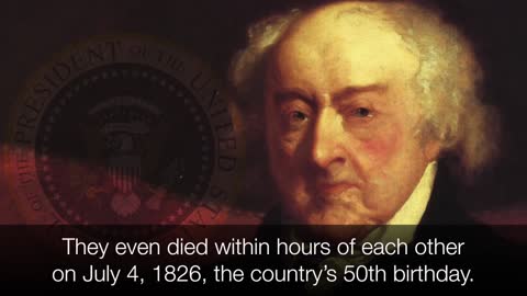 John Adams, one of America's presidents