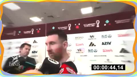 Messi says after the match why we lost to Saudi Arabia
