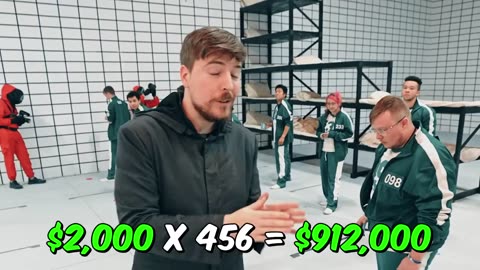 $456,000 Squid Game In Real Life! Mr.Beast