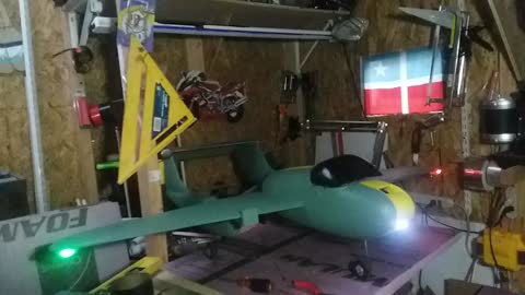Twin tail rc plane 52" inches