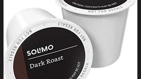 Amazon Brand - Solimo Dark Roast Coffee Pods