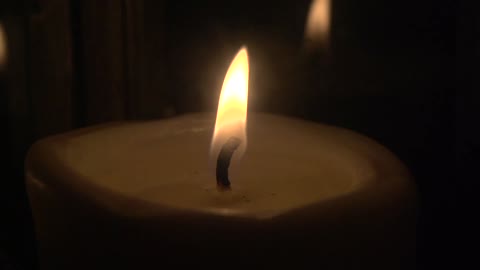 Candle Flame in Slow Motion