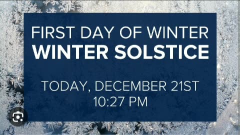 winter has arrived first day of winter winter solstice of 2023 ☃ ⛇ ❄ 12/25/23